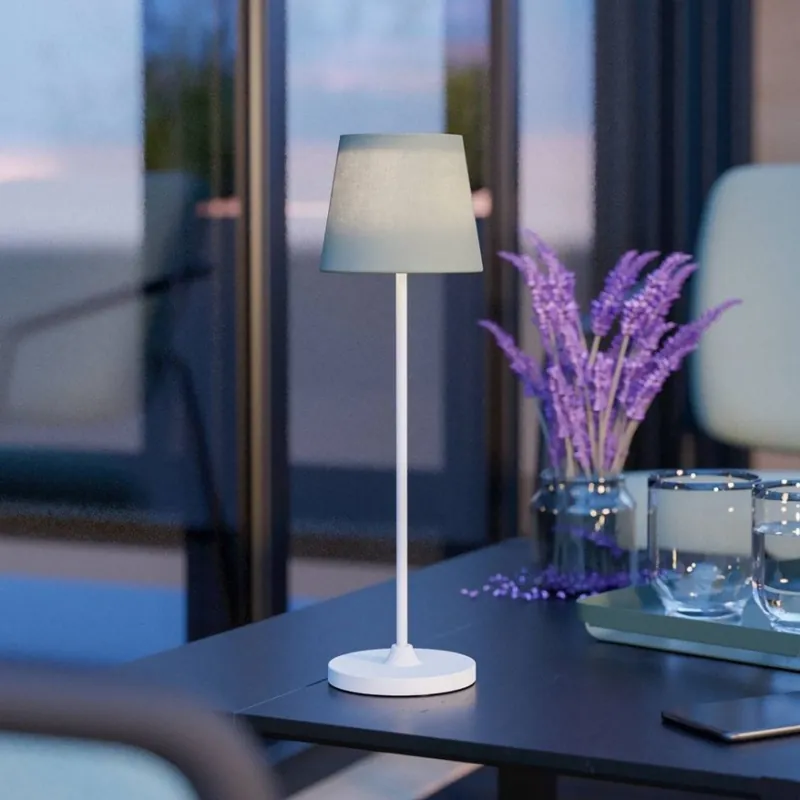 Eglo - LED Stmívatelná dotyková nabíjecí stolní lampa LED/3,8W/5V 2400/3000/4000K 2000 mAh bílá/zelená Expresní Doručení