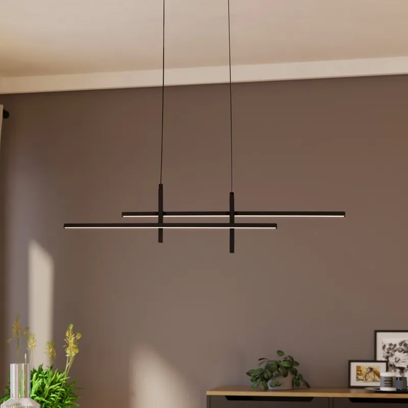 Eglo - LED Lustr na lanku LED/20W/230V černá Sleva