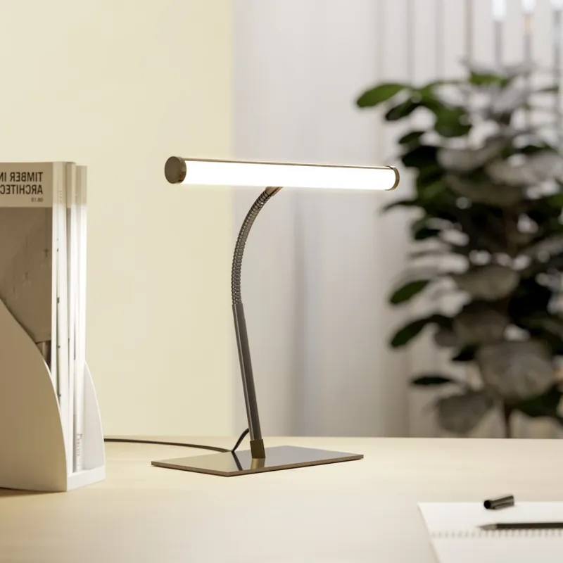 Eglo - LED Stmívatelná dotyková stolní lampa LED/5W/230V 2700/4000/6500K černý chrom Rychlé Dodání