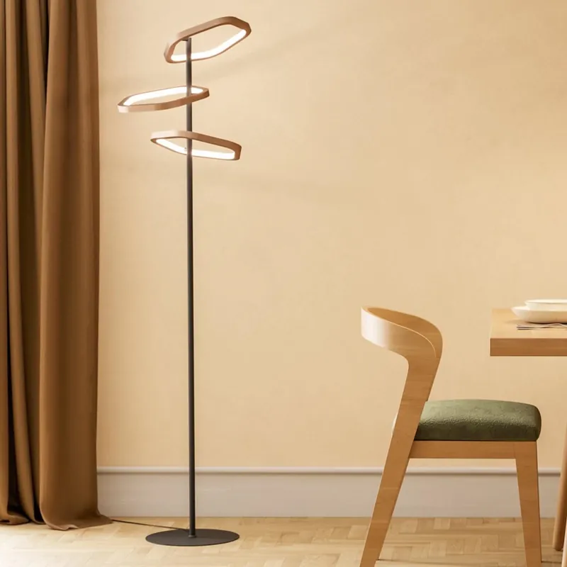 Cenová Bomba Eglo - LED Stmívatelná stojací lampa LED/20W/230V 2200-6500K mosaz