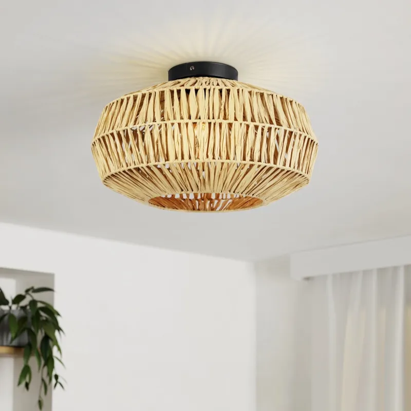 Akční Nabídka Eglo - Stropní svítidlo 1xE27/40W/230V pr. 38 cm hnědá