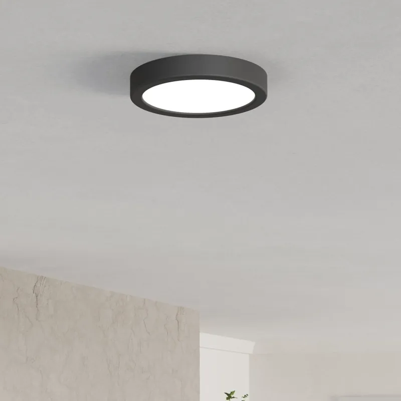 Víkendová Akce Eglo - LED Stropní svítidlo LED/7,5W/230V 2700/4000/6500K pr. 16,6 cm černá