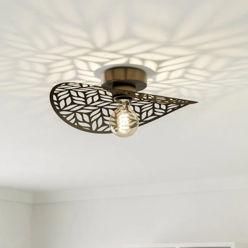 Eglo - Stropní svítidlo 1xE27/60W/230V pr. 40 cm bronzová Rychlé Dodání