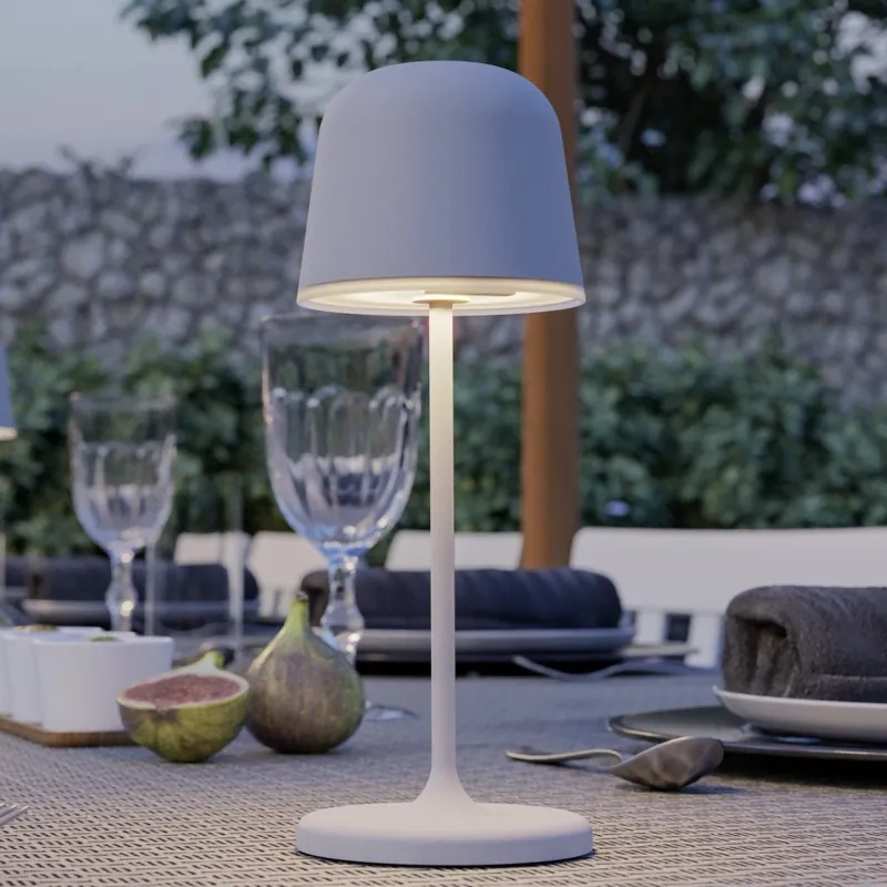 Eglo - LED Stmívatelná venkovní dotyková nabíjecí stolní lampa LED/1,8W/5V 2500/3000/4000K 2500 mAh IP54 šedá Výprodej