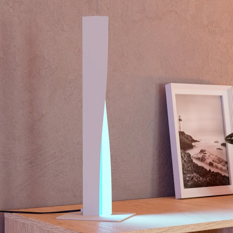 Zlevněný Eglo - LED RGBW Stmívatelná stolní lampa LED/9W/230V 2700-6500K šedá
