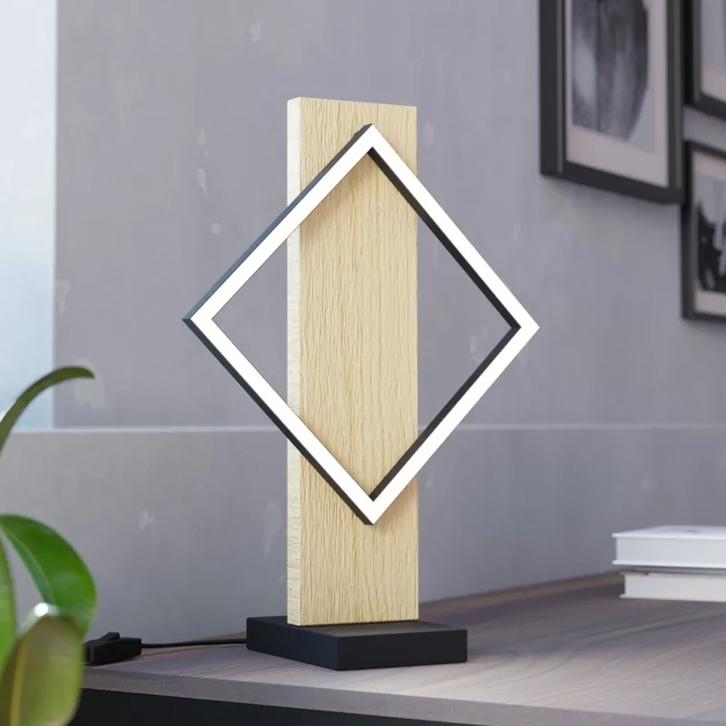 Eglo - LED Stolní lampa LED/13W/230V černá/béžová Pouze Dnes