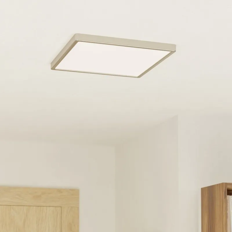 Výhodná Nabídka Eglo - LED Stropní svítidlo LED/17,5W/230V 2700/4000/6500K 39x39 cm matný chrom