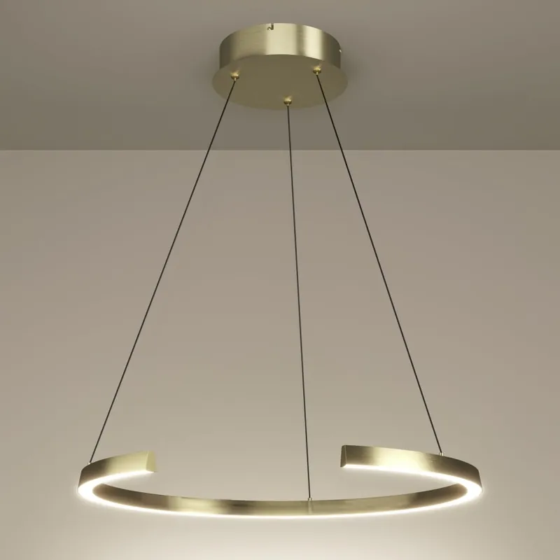 Novinka Eglo - LED Stmívatelný lustr na lanku LED/24,8W/230V 2200-6500K zlatá + dálkové ovládání