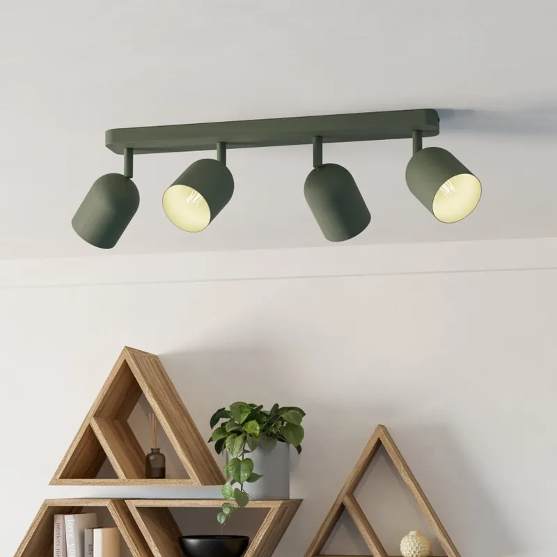 Eglo - Bodové svítidlo 4xE14/40W/230V zelená Odeslání Ihned