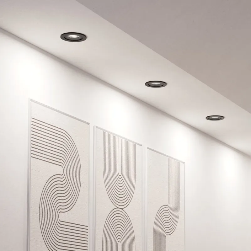 Poslední Šance Eglo - SADA 3x LED Podhledové bodové svítidlo 1xGU10/4,5W/230V černá