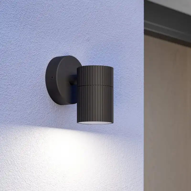 Časově Omezené Eglo - Venkovní nástěnné svítidlo 1xGU10/28W/230V IP44 černá