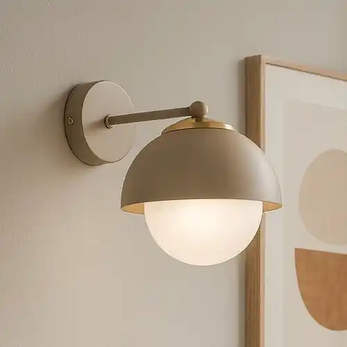 Cenově Výhodný Brilagi - Nástěnná lampa COSMO 1xE27/60W/230V béžová/zlatá