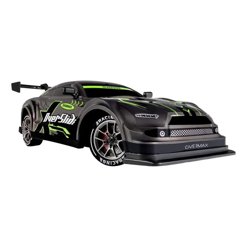 Overmax - RC drift auto na dálkové ovládání 2v1 X-OVERSLIDE 1000 mAh černá/zelená/modrá/červená Sleva