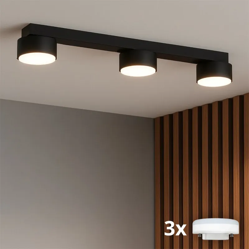 Brilagi - LED Bodové svítidlo MONO 3xGX53/13W/230V černá Nakupujte Hned