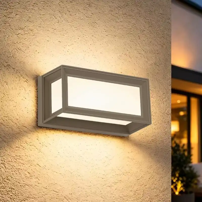 Autentický Brilagi - Venkovní nástěnné svítidlo PARKER 1xE27/60W/230V šedá IP44