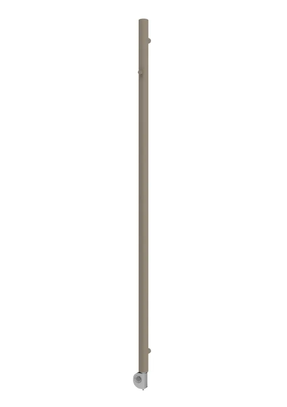 Akční Cena Vertaduro - Koupelnový radiátor s termostatem ERDA 400W 180x5 cm taupe