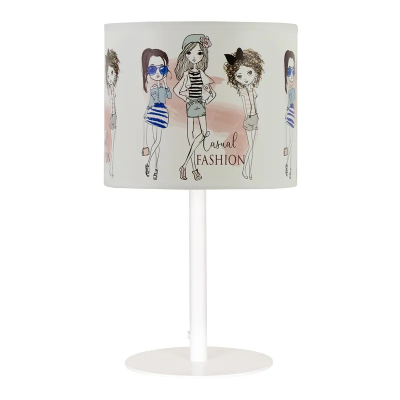 Omezená Nabídka Dětská stolní lampa GIRLS VIBES 1xE27/60W/230V pr. 18 cm dívky