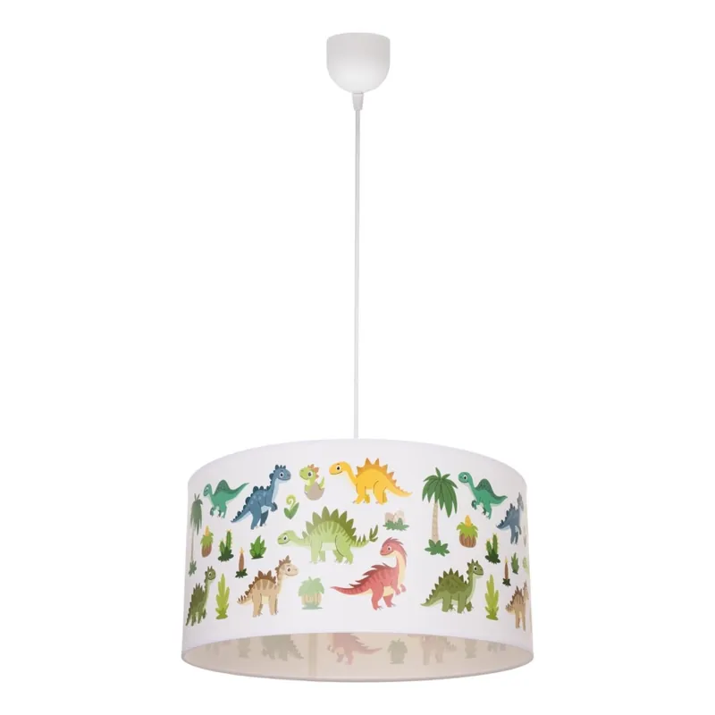 Dětský lustr KIDS ROOM 1xE27/60W/230V pr. 40 cm dinosaurus Omezená Nabídka