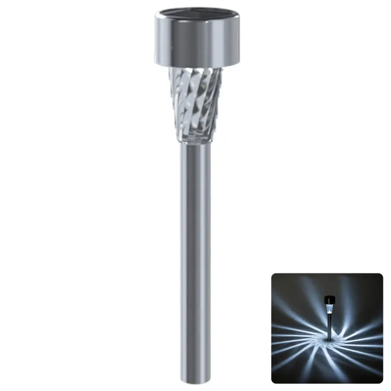 Aigostar - LED Solární svítidlo LED/2V IP44 40 mAh matný chrom Speciální Cena