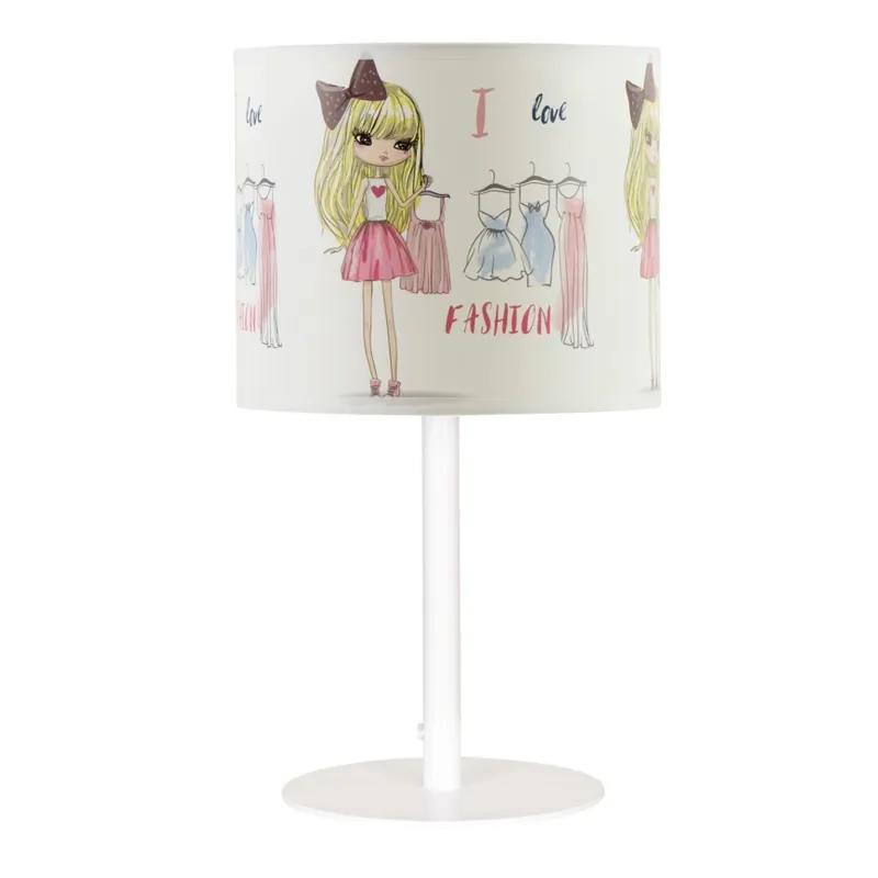 Dětská stolní lampa GIRLS VIBES 1xE27/60W/230V pr. 18 cm I love fashion Bezpečná Platba