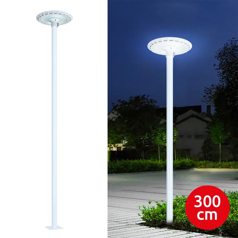 Výprodej Brilagi - LED Venkovní pouliční lampa se sloupem 3 m URBANSPARK LED/120W/230V bílá IP65