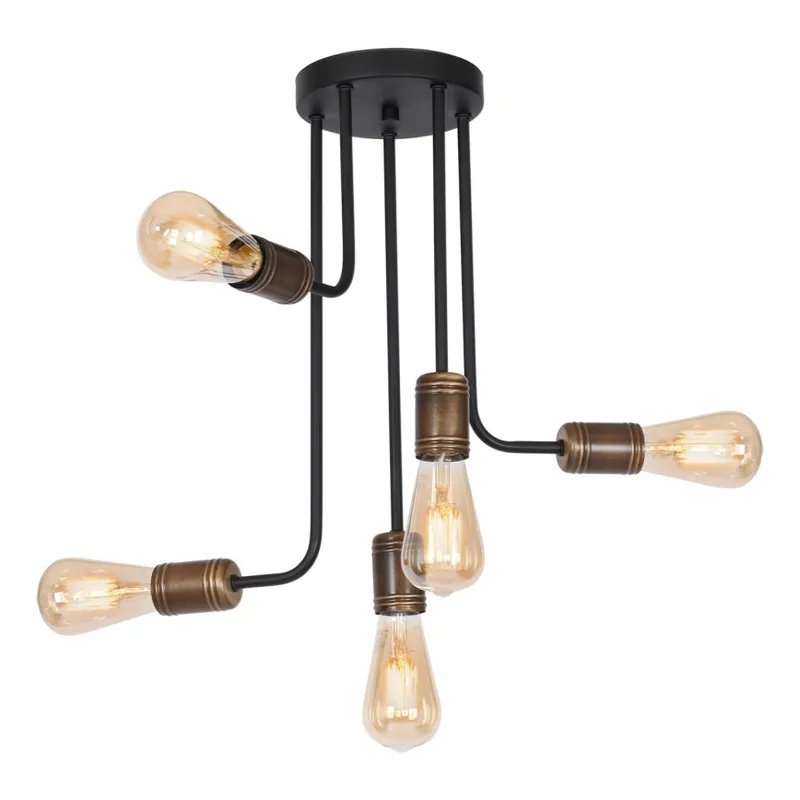Výprodej Lustr na tyči 5xE27/15W/230V