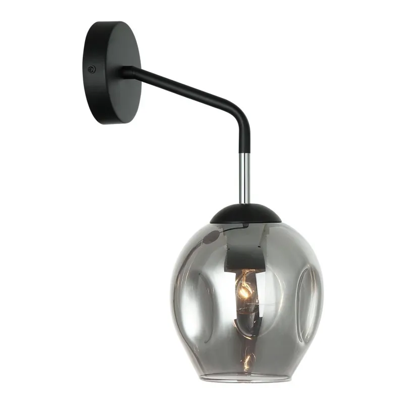 ITALUX - Nástěnné svítidlo BORGO 1xE27/40W/230V černá Bezpečná Platba