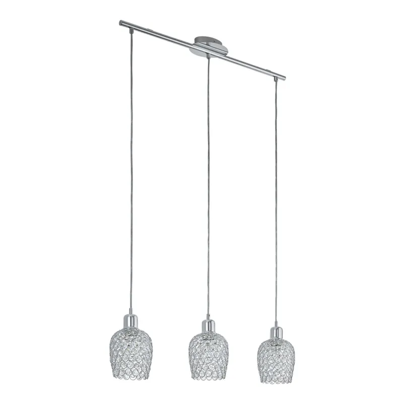 Nízká Cena Eglo - Křišťálový lustr 3xE27/60W/230V