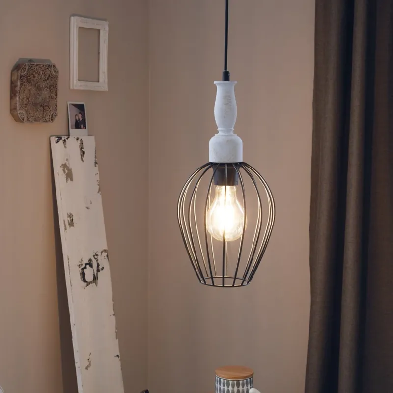 Eglo 49782 - Závěsné svítidlo NORHAM 1xE27/60W Bezpečná Platba