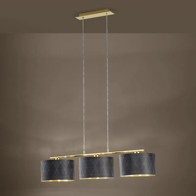 Eglo 39225 - Lustr na lanku DOLORITA 3xE27/60W/230V Nejprodávanější