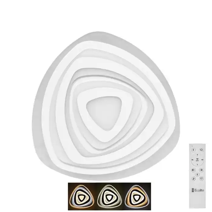 LED Stmívatelné stropní svítidlo VELA LED/60W/230V 2700-6500K + dálkové ovládání Cenová Bomba