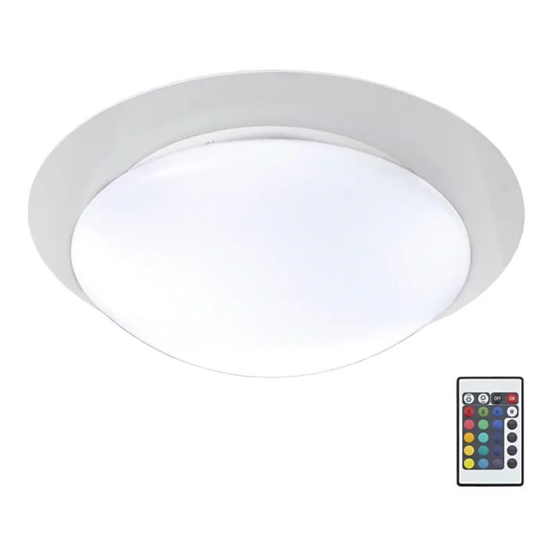 B.K.Licht BKL1025 - LED RGB Stmívatelné koupelnové stropní svítidlo ASKELLA LED/12W/230V IP44 + dálkové ovládání Cenově Výhodný