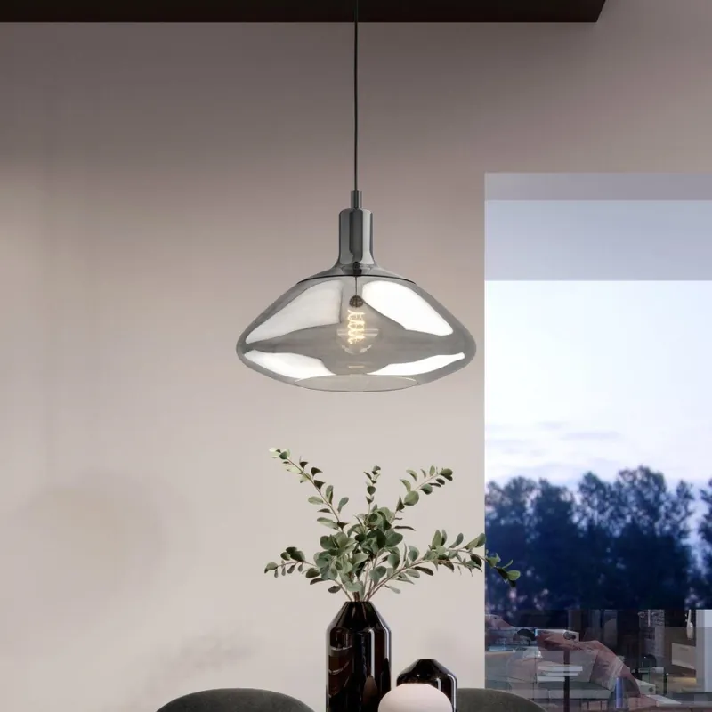 Eglo - Lustr na lanku 1xE27/60W/230V Cenově Výhodný