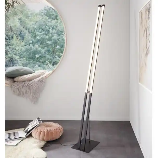 Eglo - LED Stmívatelná dotyková stojací lampa LED/27W/230V Poslední Šance