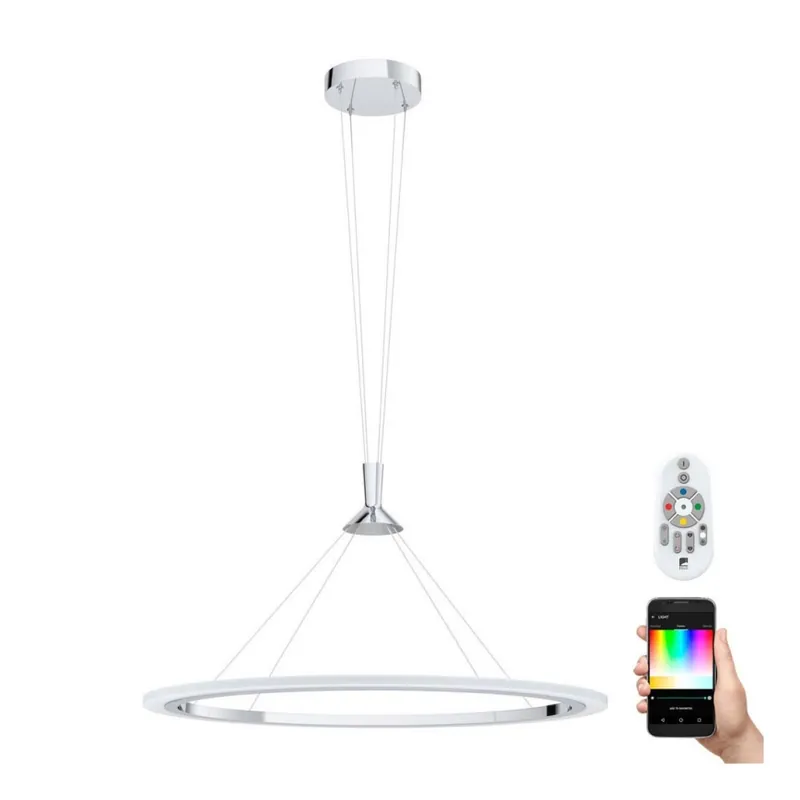 Oblíbený Eglo 98427 - LED RGB Stmívatelný lustr na lanku HORNITOS-C LED/37W/230V + dálkové ovládání