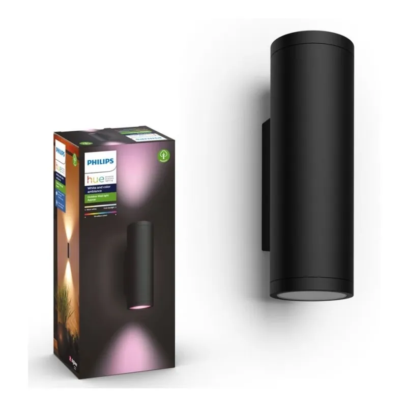 Philips - LED RGBW Stmívatelné venkovní nástěnné svítidlo Hue APPEAR 2xLED/8W/230V IP44 Nakupujte Hned