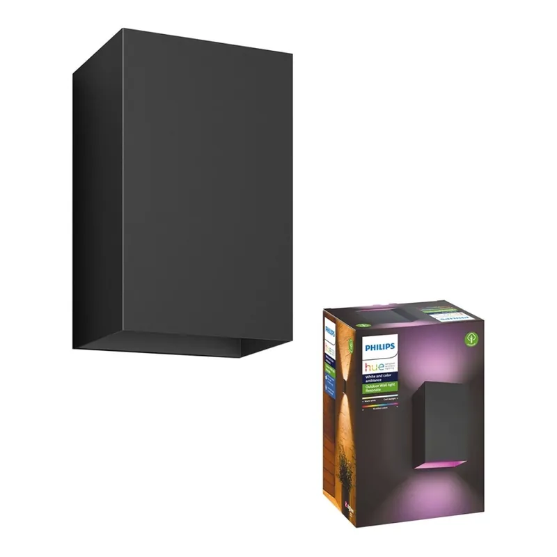 Bezpečná Platba Philips - LED RGBW Stmívatelné venkovní nástěnné svítidlo Hue RESONATE 2xLED/8W/230V 2000-6500K IP44