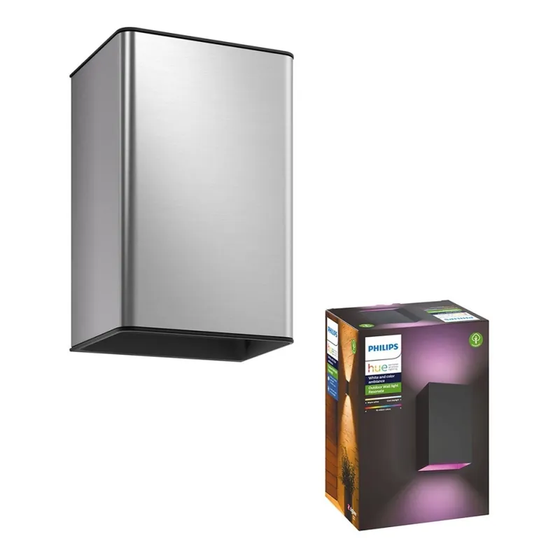 LED RGBW Stmívatelné venkovní nástěnné svítidlo Hue RESONATE 2xLED/8W/230V 2000-6500K IP44 Přímo Od Výrobce