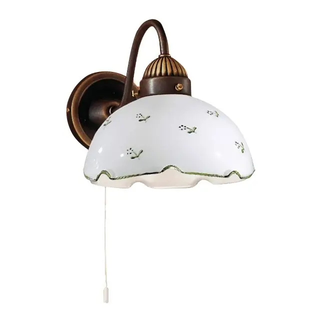 Kolarz 731.61.21 - Nástěnné svítidlo NONNA 1xE27/75W/230V zelená Omezená Nabídka