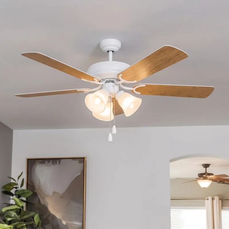Eglo 35076 - Stropní ventilátor LAS PALMAS 3xE27/40W/230V hnědá Sezónní Sleva