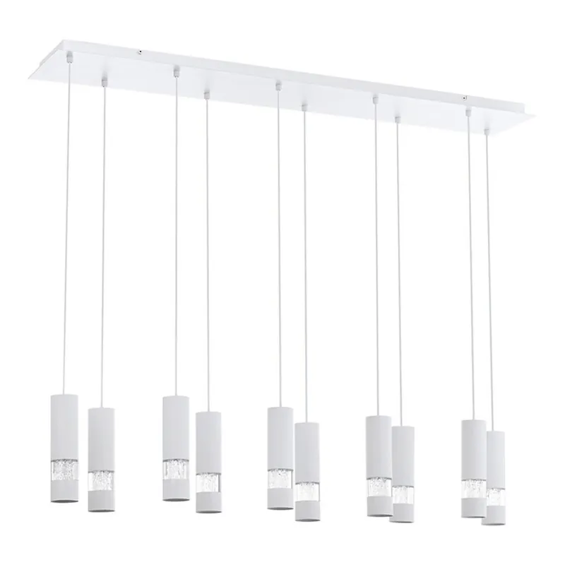 Expresní Doručení Eglo - LED Lustr na lanku 10xGU10/5W/230V bílá
