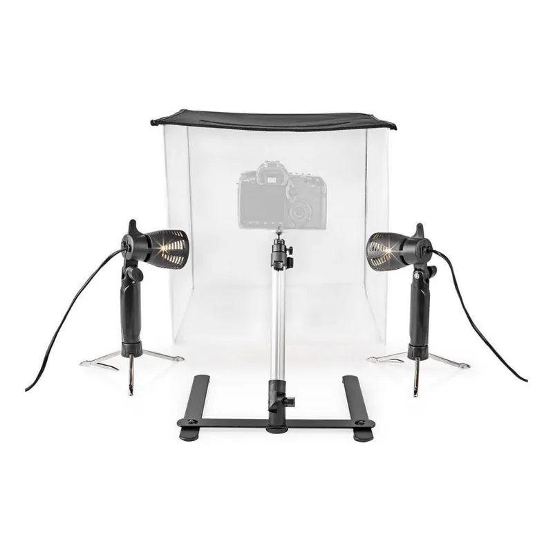 LED Přenosné fotostudio 2xGU10/5W/230V Nejprodávanější