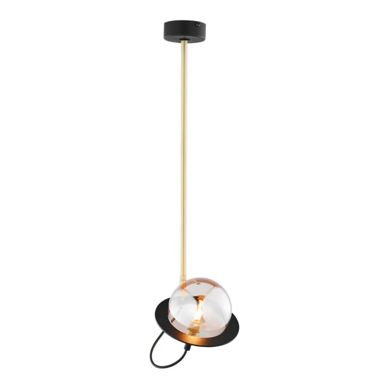 Jen Po Omezenou Doba Jupiter 1890 - Lustr na tyči PLANET 1xG9/10W/230V zlatá