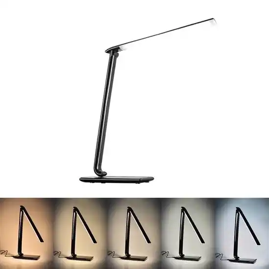 Brilagi - LED Stmívatelná stolní lampa USB konektor LED/12W/230V černá Poslední Šance