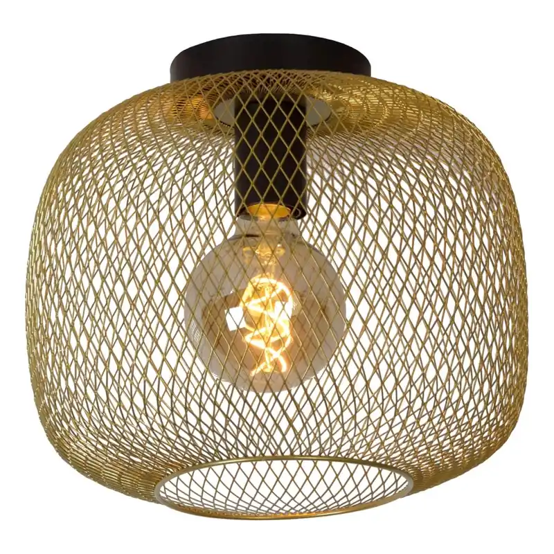 Ihned K Objednání Lucide 45185/30/02 - Stropní svítidlo MESH 1xE27/40W/230V mosaz