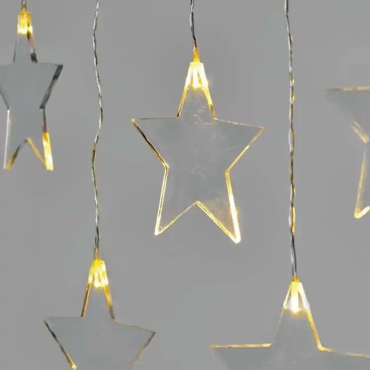 LED venkovní řetěz 8xLED/5,84m IP44 hvězdy Vrácení Zdarma