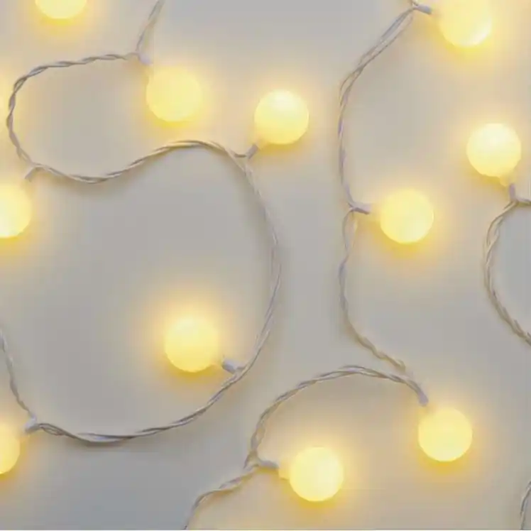 Akční Cena LED venkovní řetěz 40xLED/9m IP44 teplá bílá