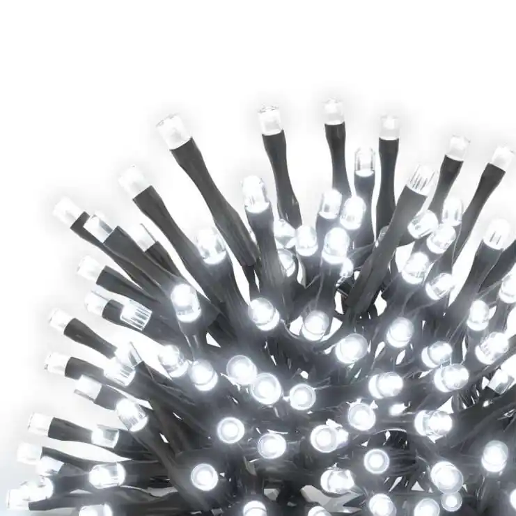 Originální LED venkovní řetěz 100xLED/15m IP44 studená bílá