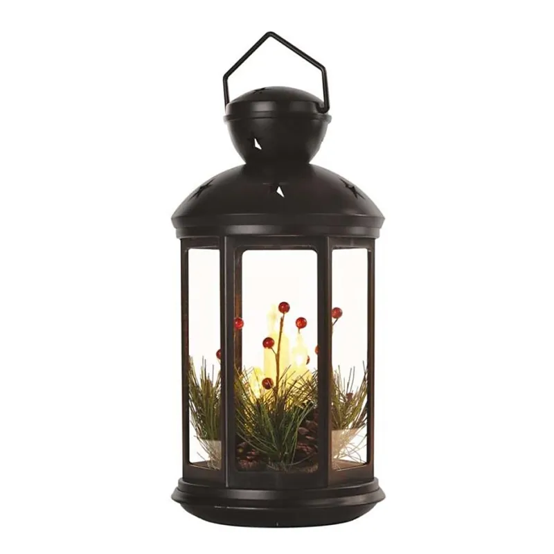 Rychlé Dodání LED Vánoční dekorace LED/3xAAA černá