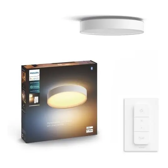 Philips - LED Stmívatelné koupelnové svítidlo Hue DEVERE LED/19,2W/230V IP44 pr. 381 mm 2200-6500K + dálkové ovládání Horká Nabídka